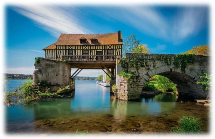 La Petite Maison De Giverny - Gite De Charme 5 Etoiles Au Coeur Du Village - 3 Chambres Zewnętrze zdjęcie